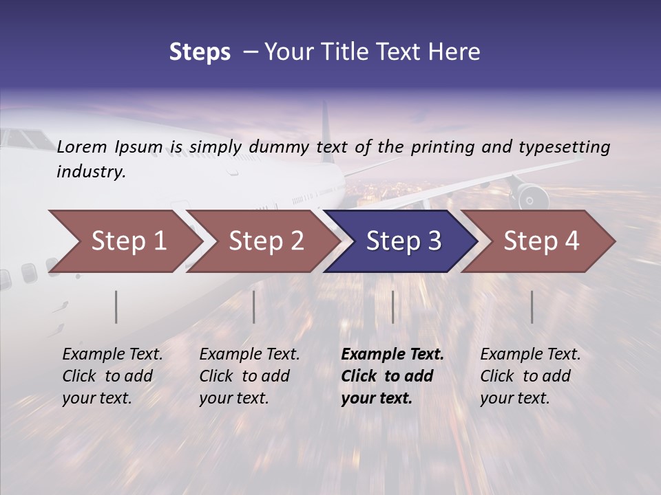Aviation Cargo Air PowerPoint Template