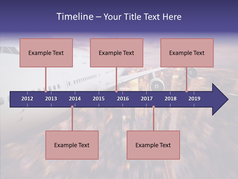Aviation Cargo Air PowerPoint Template