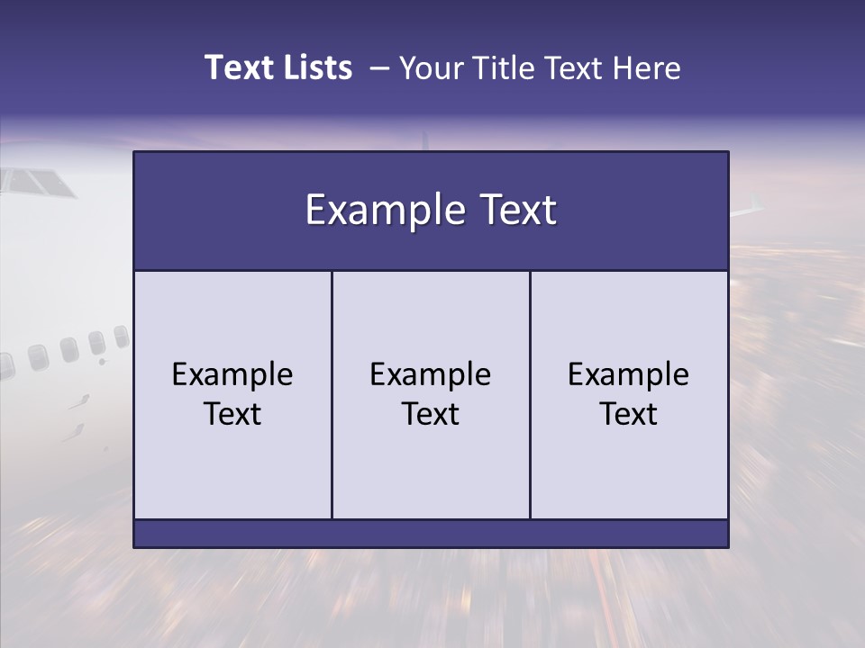 Aviation Cargo Air PowerPoint Template