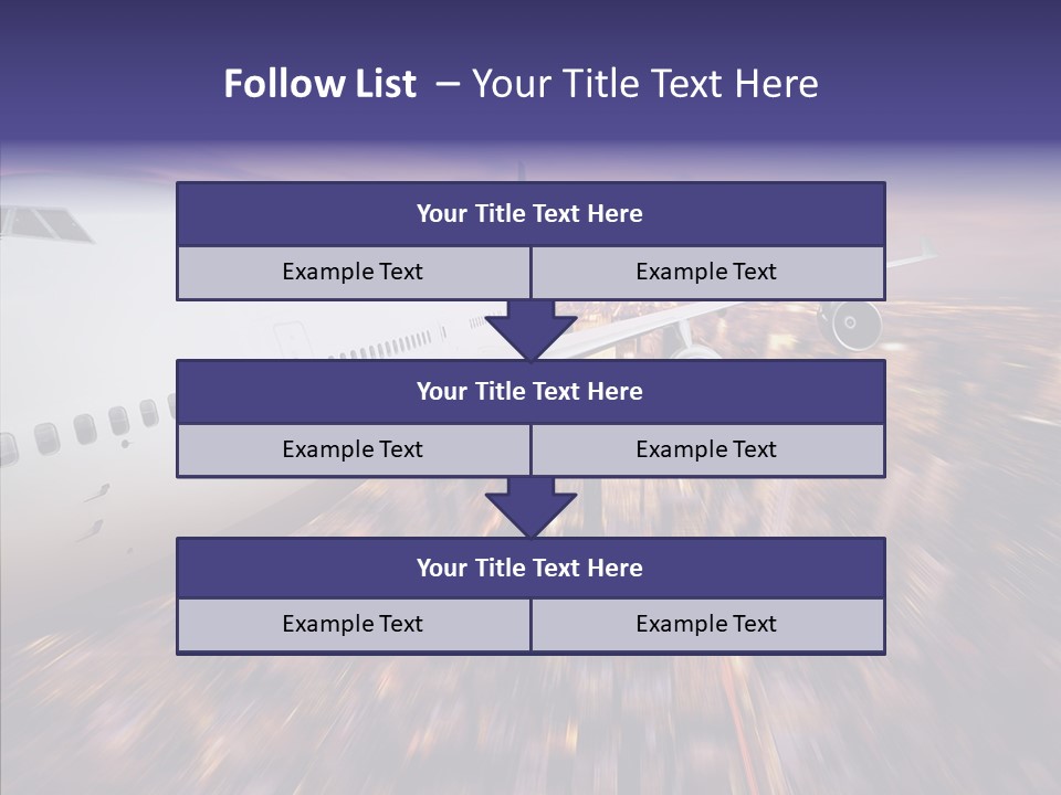 Aviation Cargo Air PowerPoint Template