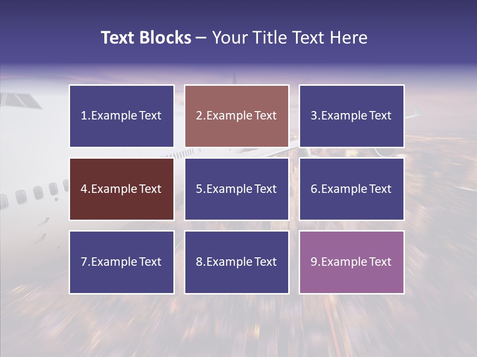 Aviation Cargo Air PowerPoint Template