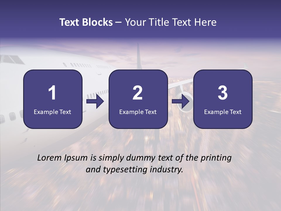Aviation Cargo Air PowerPoint Template