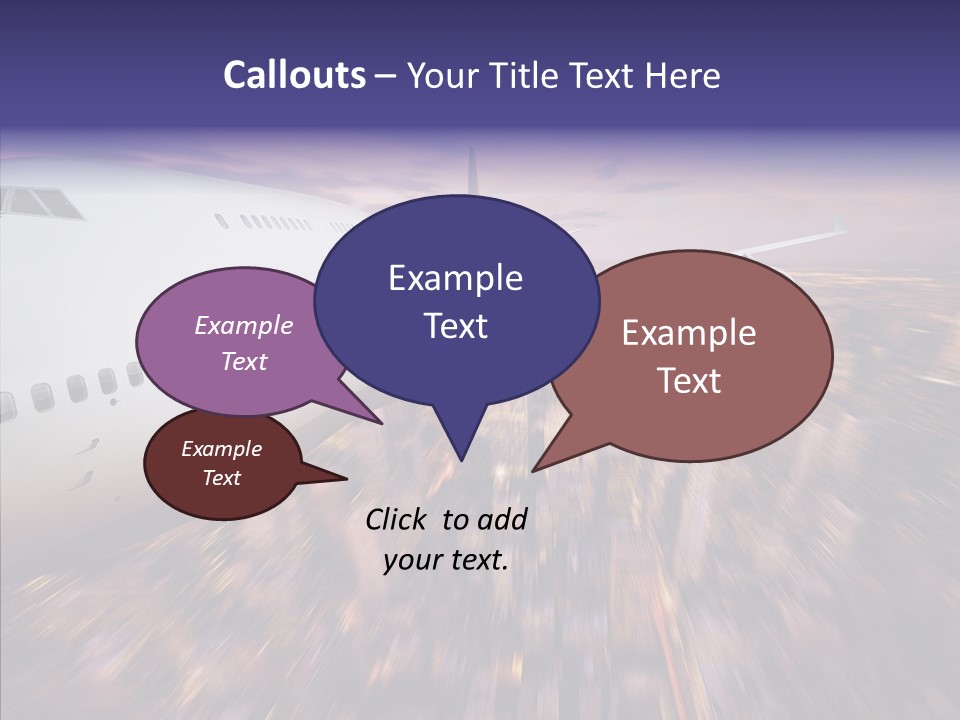 Aviation Cargo Air PowerPoint Template