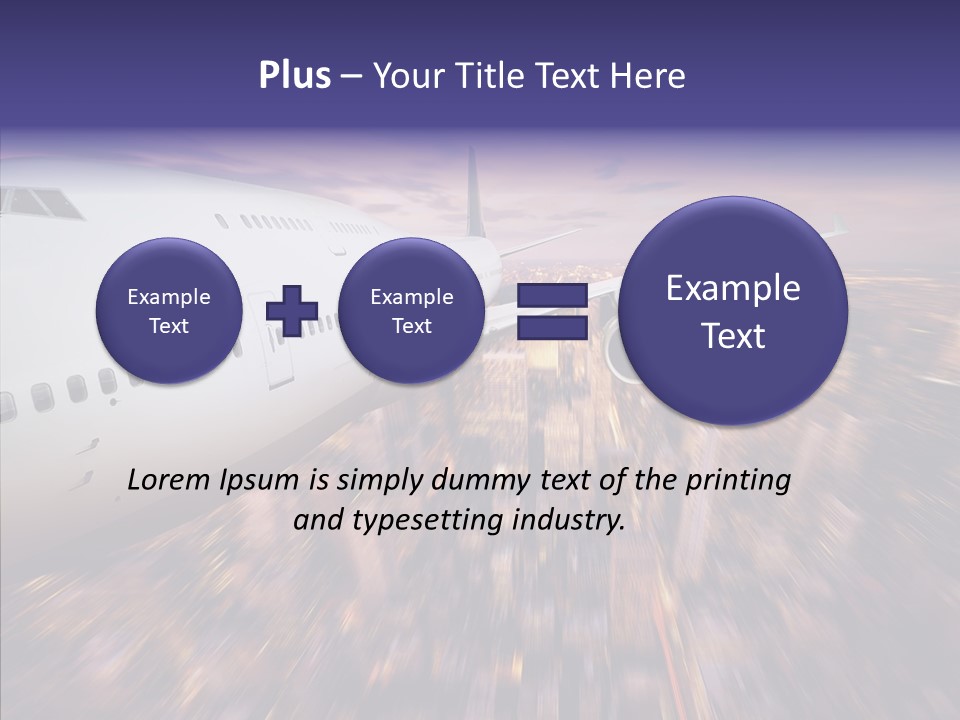 Aviation Cargo Air PowerPoint Template