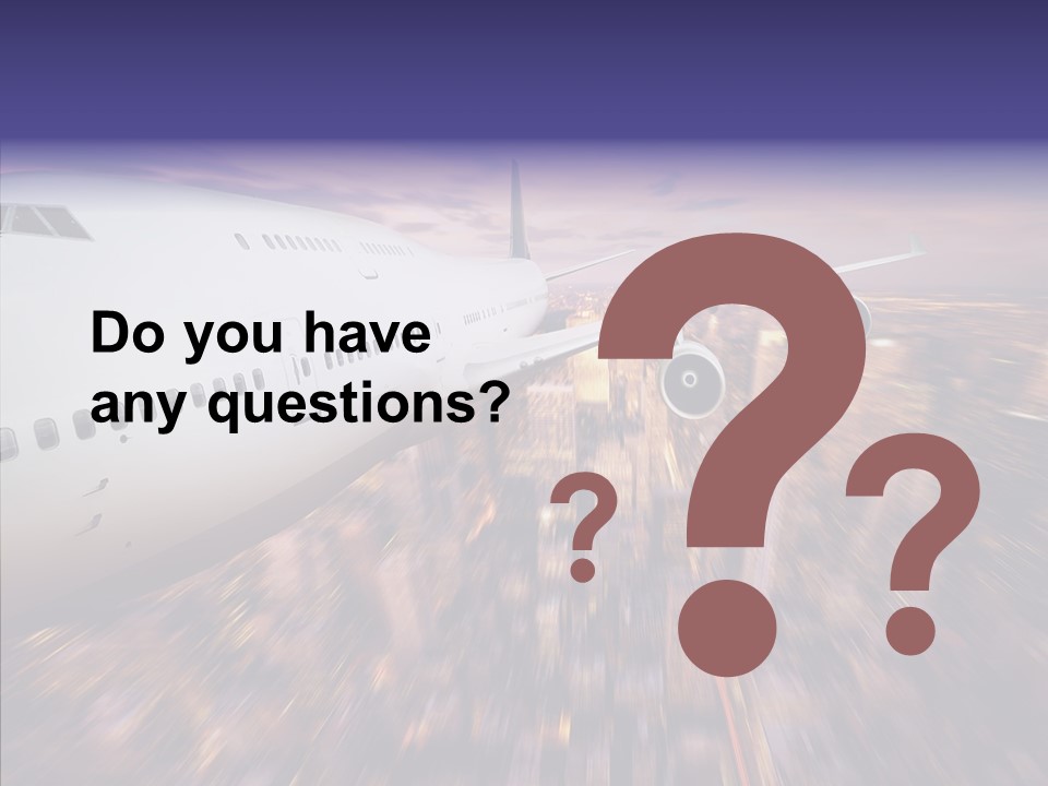 Aviation Cargo Air PowerPoint Template