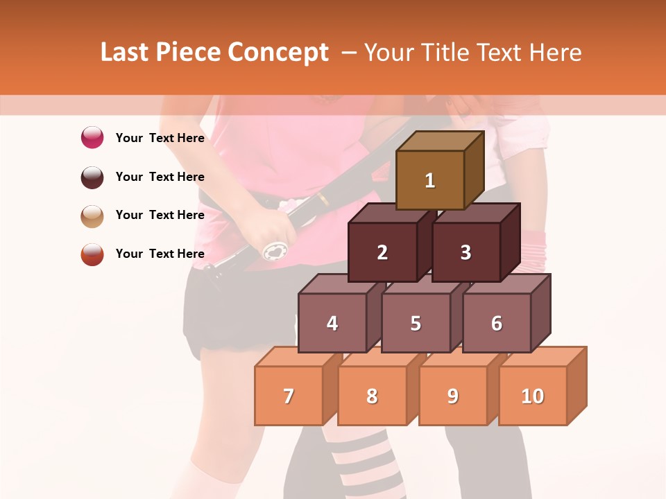Black Young Beauty PowerPoint Template