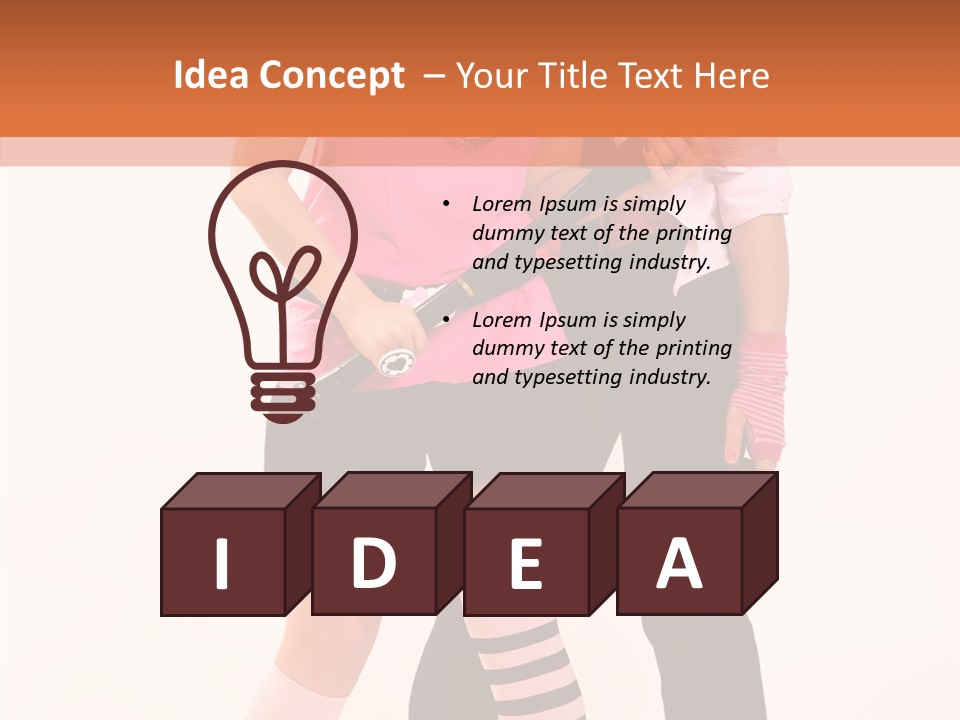 Black Young Beauty PowerPoint Template