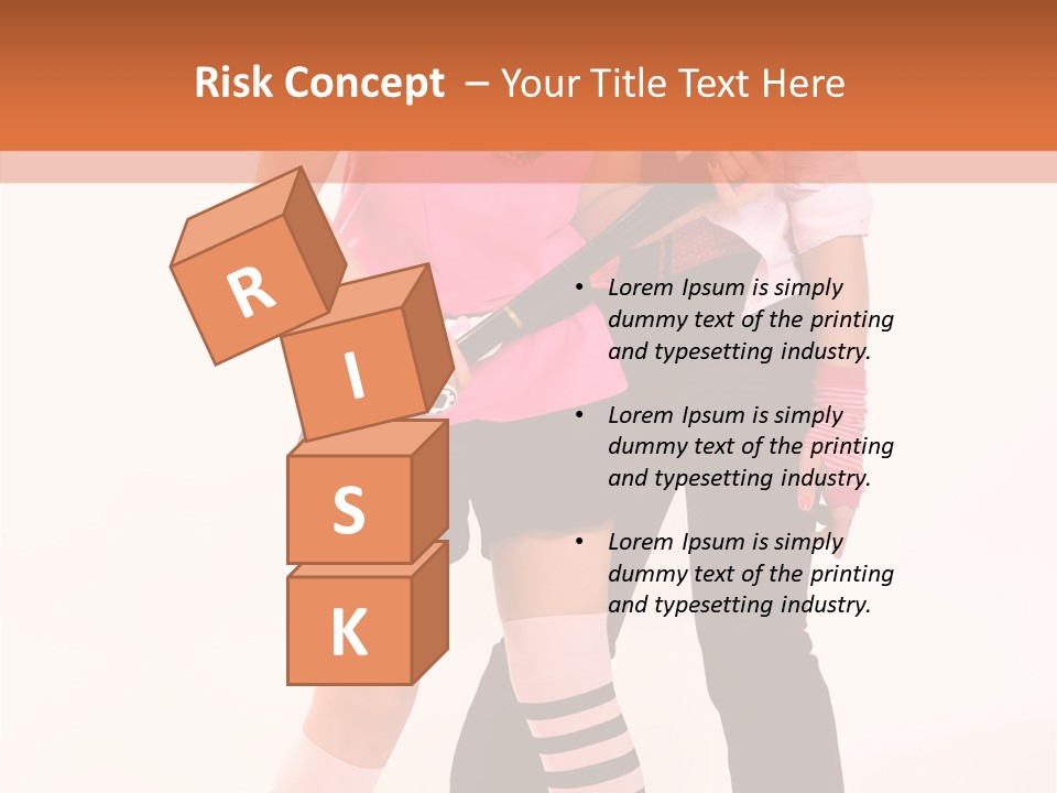 Black Young Beauty PowerPoint Template