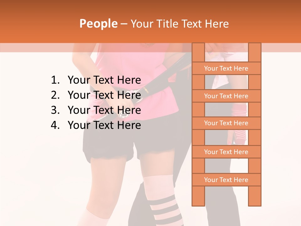 Black Young Beauty PowerPoint Template