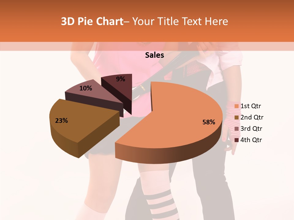 Black Young Beauty PowerPoint Template