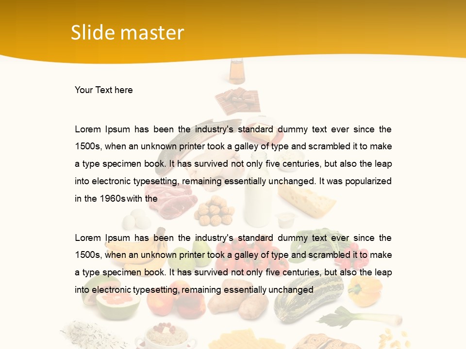 Fat Product White PowerPoint Template