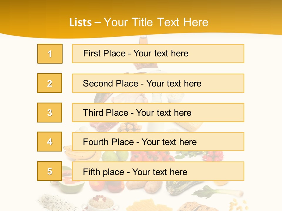 Fat Product White PowerPoint Template