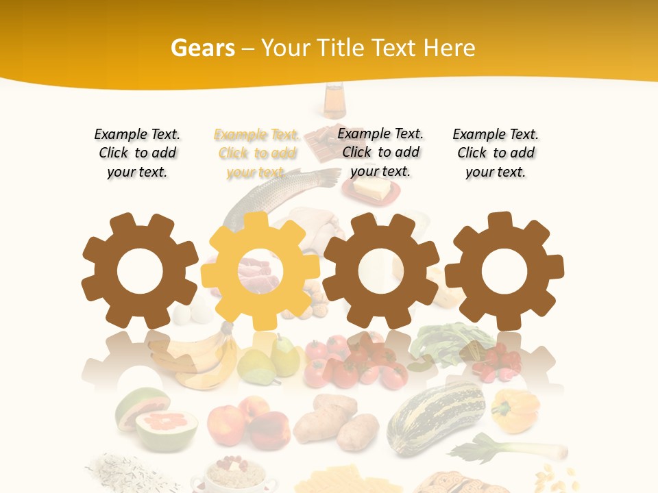 Fat Product White PowerPoint Template