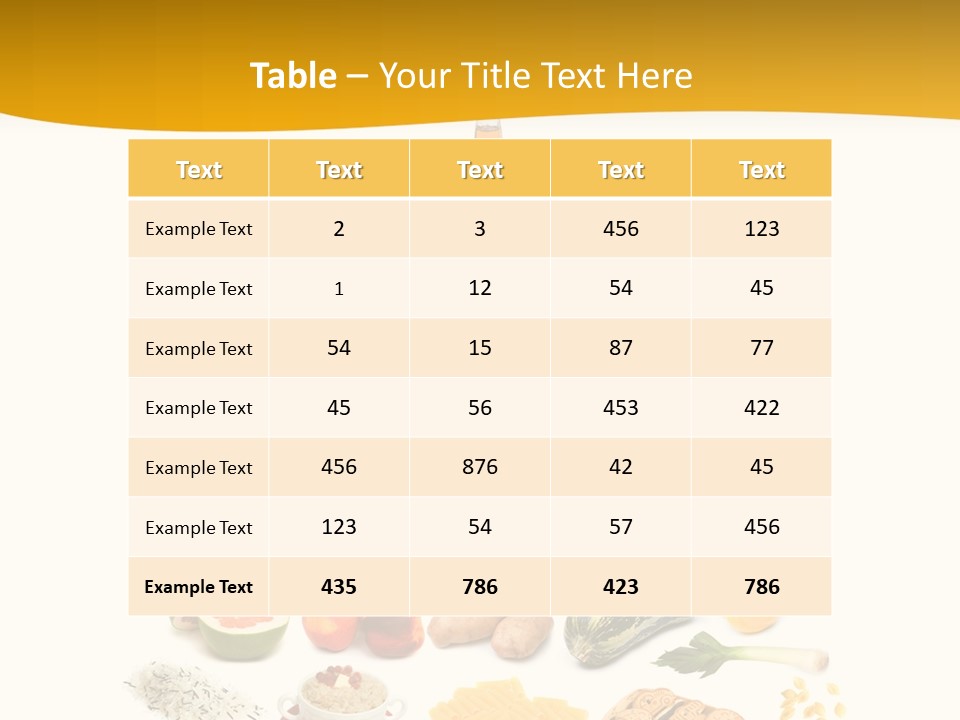 Fat Product White PowerPoint Template