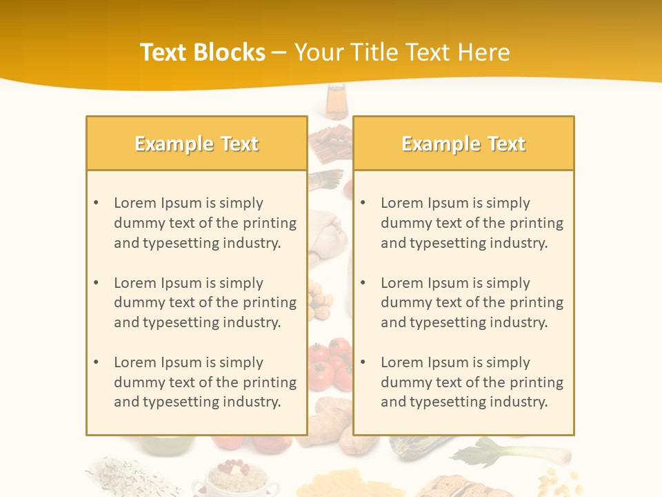 Fat Product White PowerPoint Template
