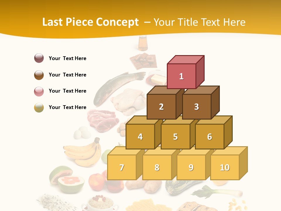 Fat Product White PowerPoint Template