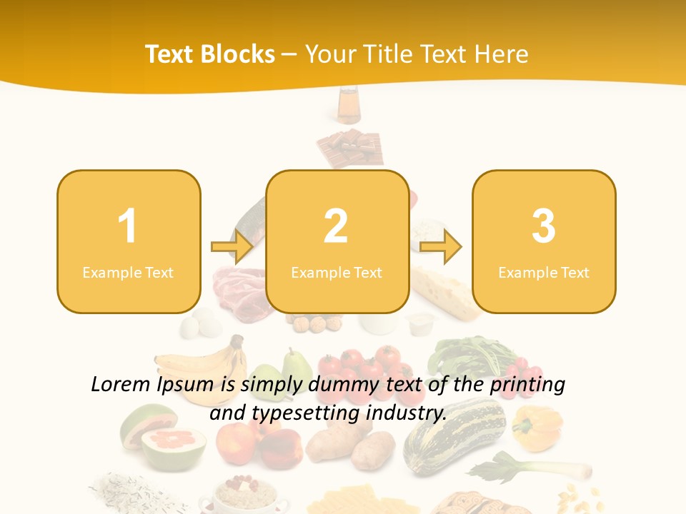 Fat Product White PowerPoint Template