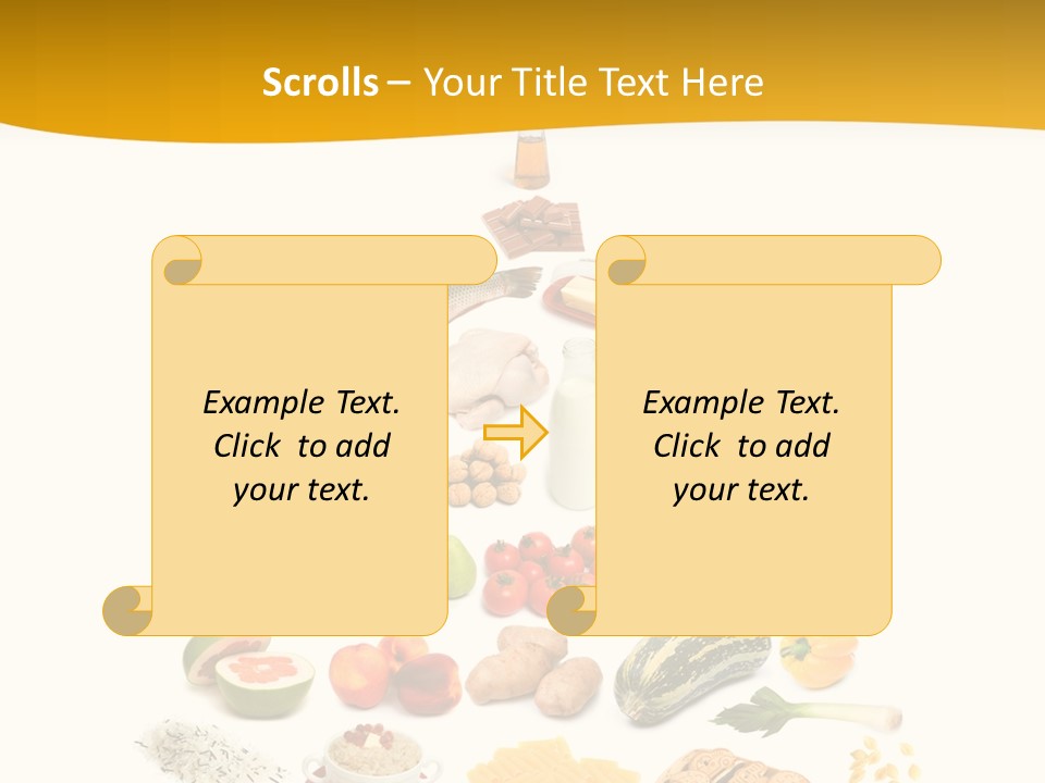 Fat Product White PowerPoint Template