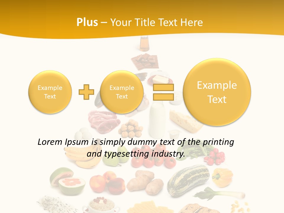 Fat Product White PowerPoint Template