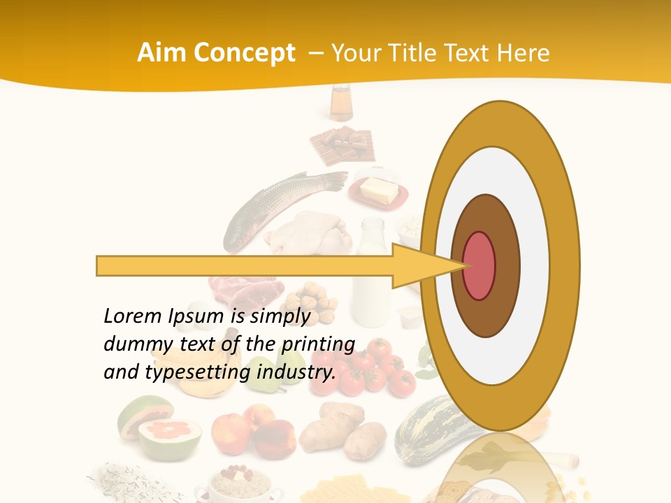 Fat Product White PowerPoint Template