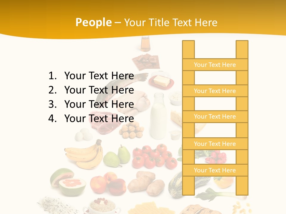 Fat Product White PowerPoint Template