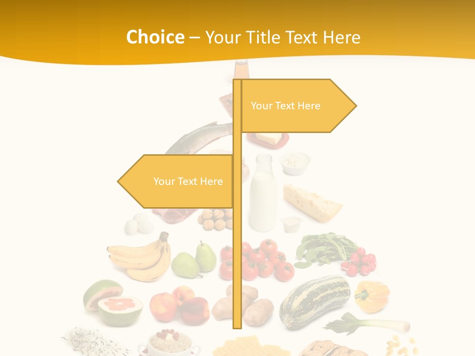 Fat Product White PowerPoint Template