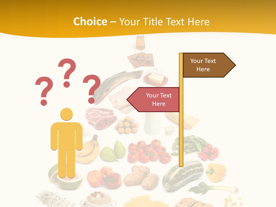Fat Product White PowerPoint Template