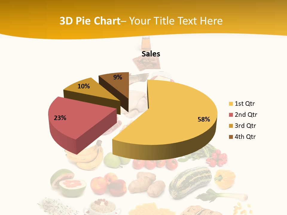Fat Product White PowerPoint Template