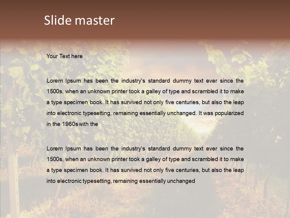 Orange Idea Sun PowerPoint Template