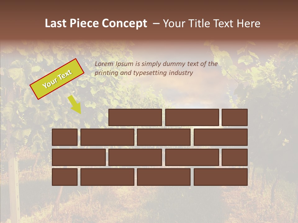 Orange Idea Sun PowerPoint Template