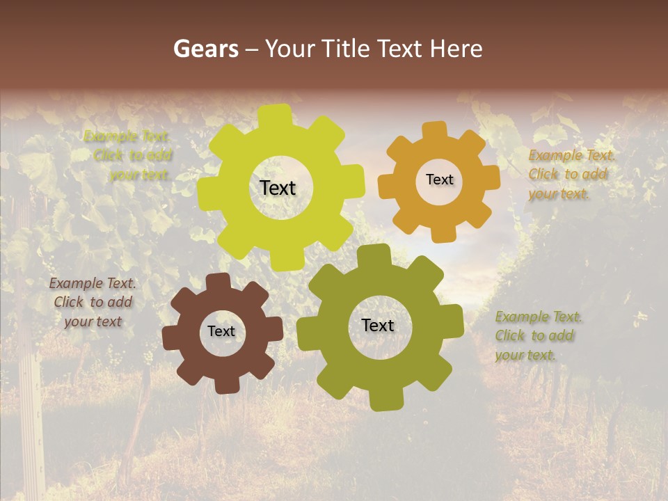 Orange Idea Sun PowerPoint Template