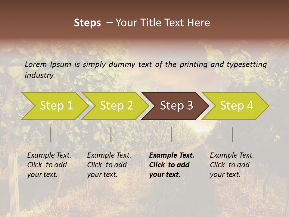 Orange Idea Sun PowerPoint Template