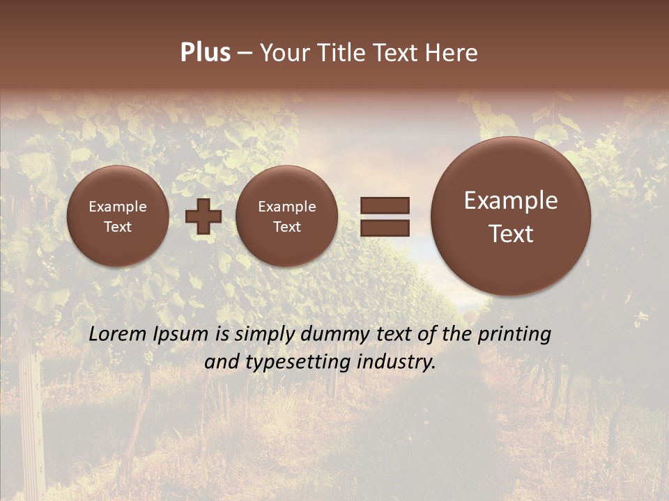 Orange Idea Sun PowerPoint Template
