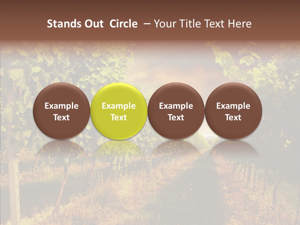 Orange Idea Sun PowerPoint Template