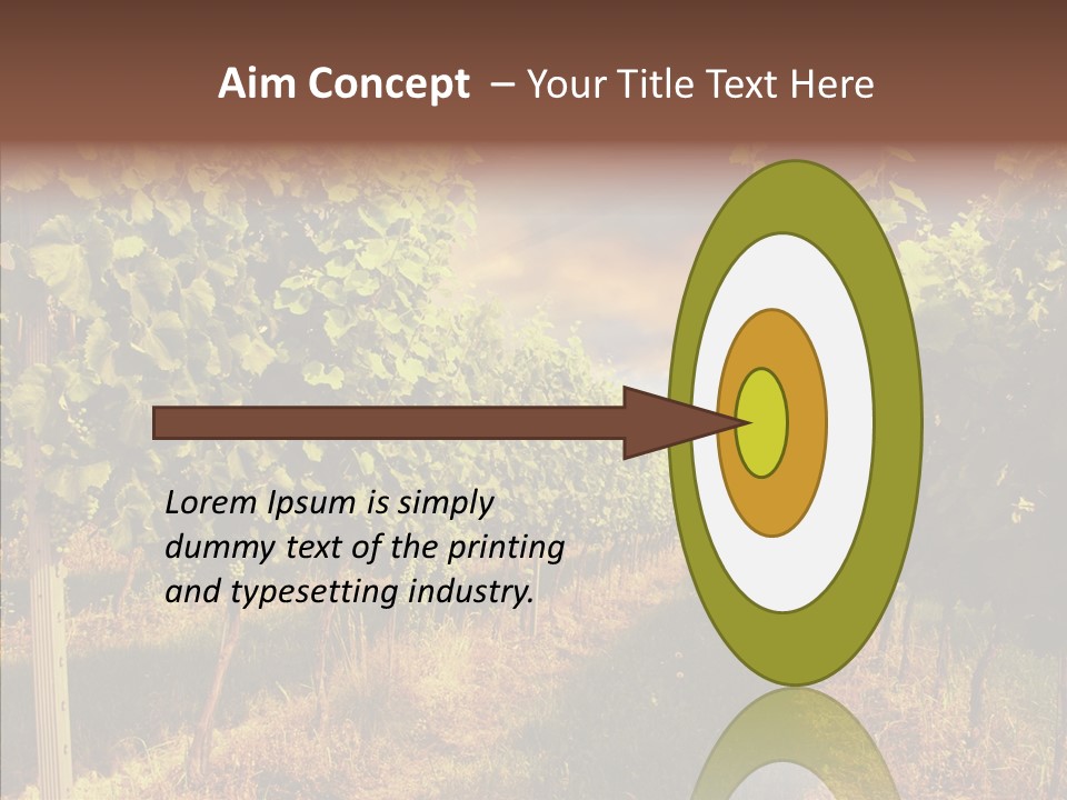 Orange Idea Sun PowerPoint Template