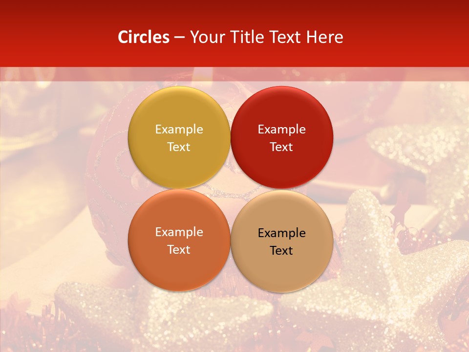 Symbol Gift Star PowerPoint Template