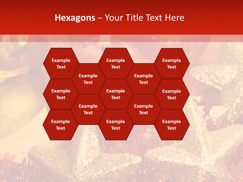 Symbol Gift Star PowerPoint Template