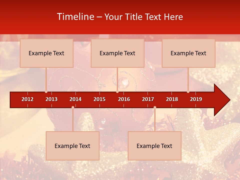 Symbol Gift Star PowerPoint Template