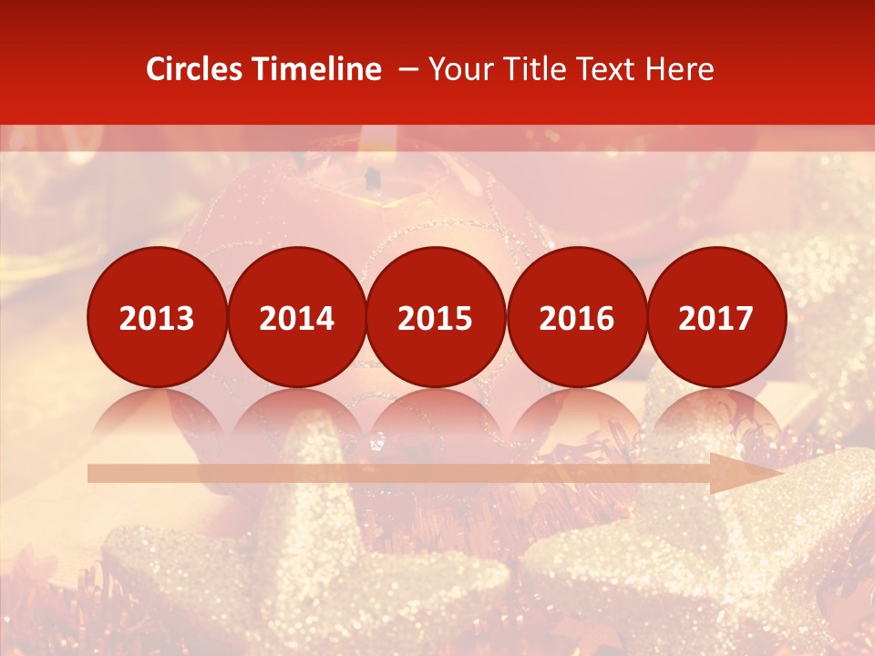 Symbol Gift Star PowerPoint Template