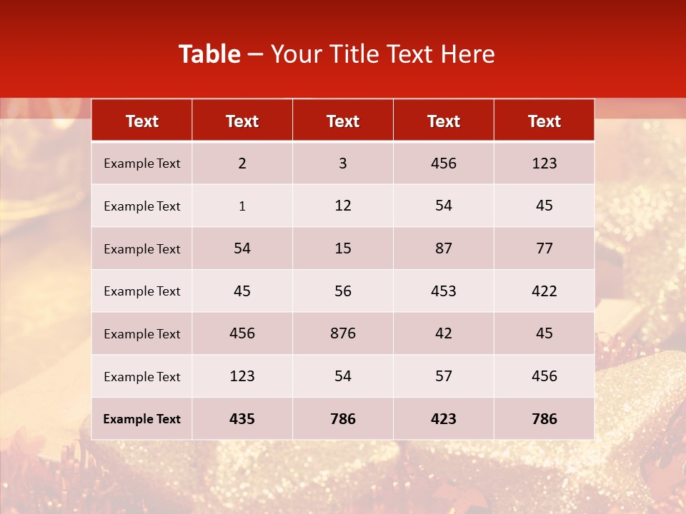 Symbol Gift Star PowerPoint Template