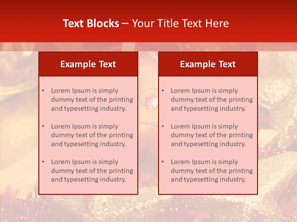Symbol Gift Star PowerPoint Template