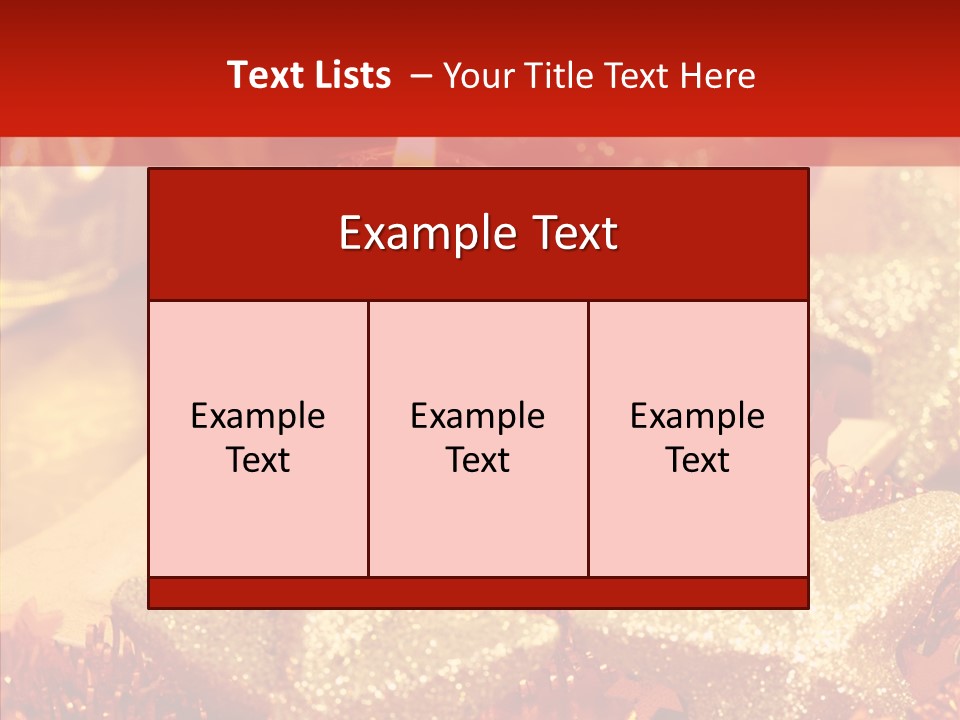 Symbol Gift Star PowerPoint Template