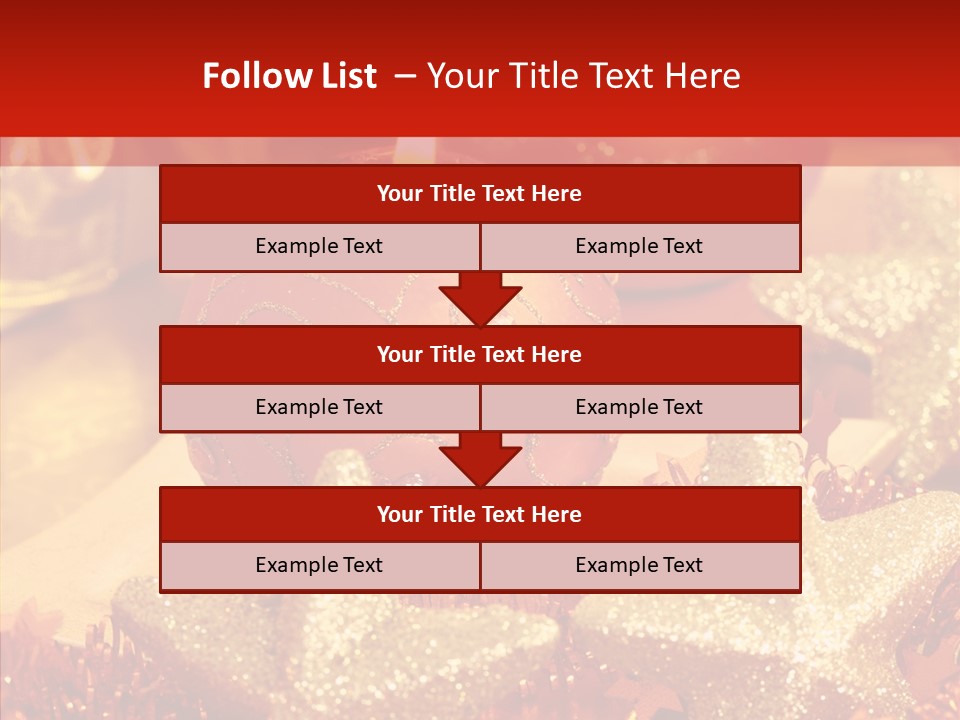 Symbol Gift Star PowerPoint Template