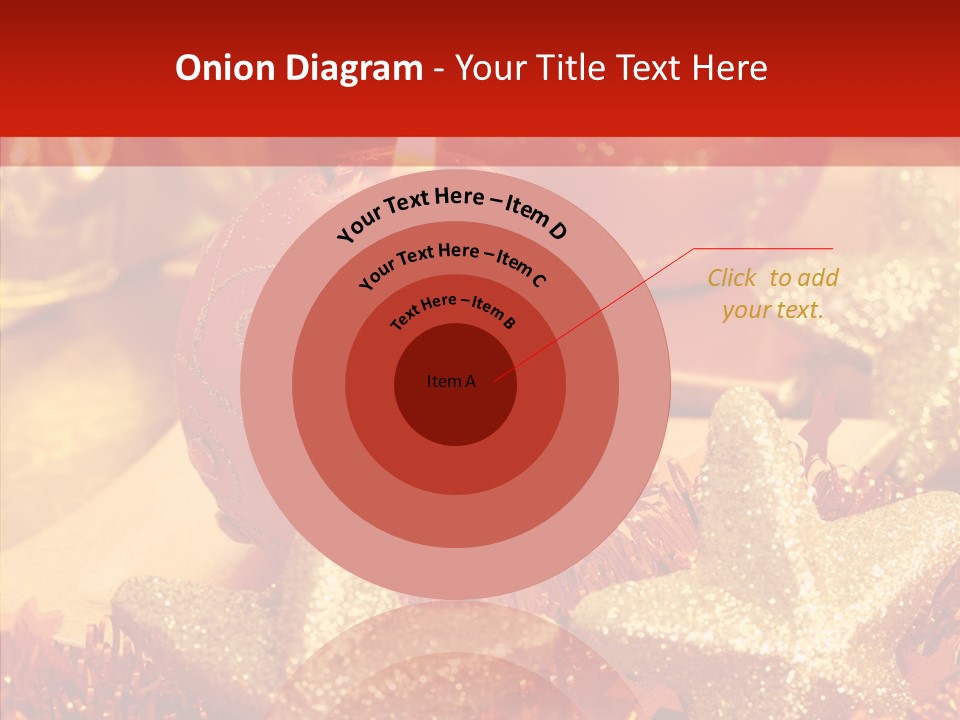 Symbol Gift Star PowerPoint Template