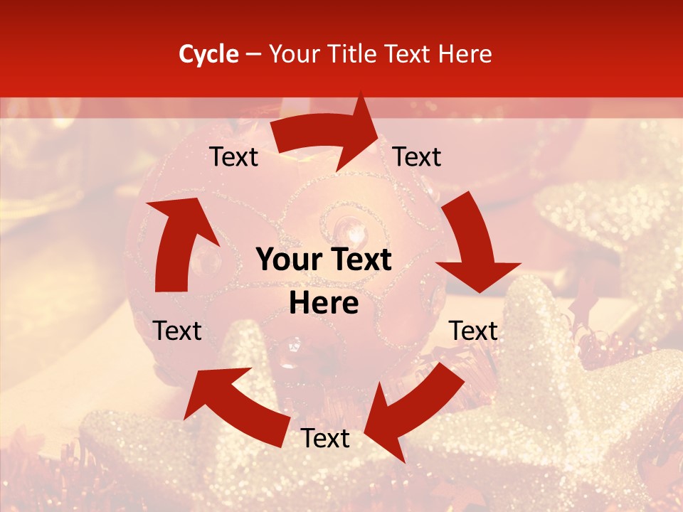 Symbol Gift Star PowerPoint Template