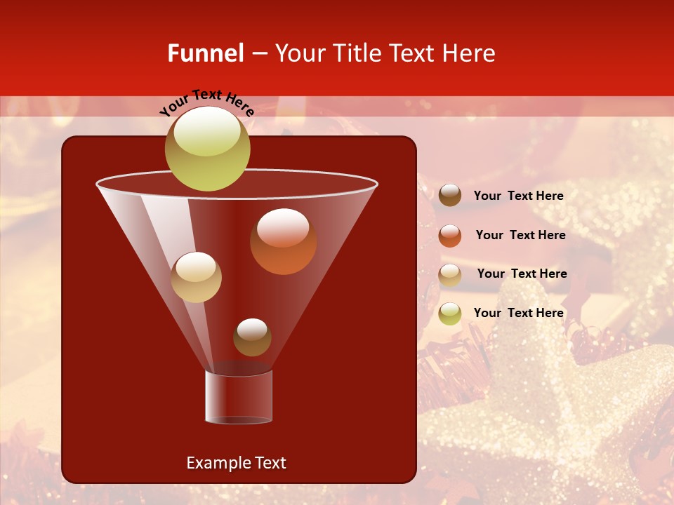 Symbol Gift Star PowerPoint Template