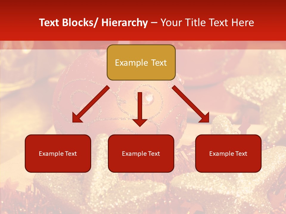 Symbol Gift Star PowerPoint Template