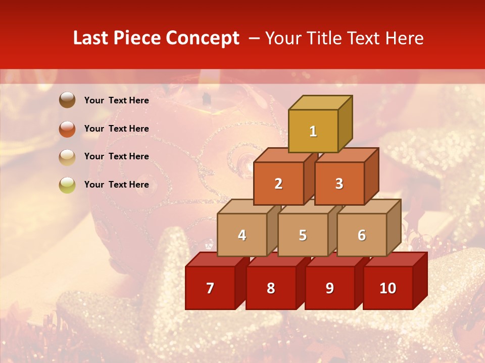 Symbol Gift Star PowerPoint Template