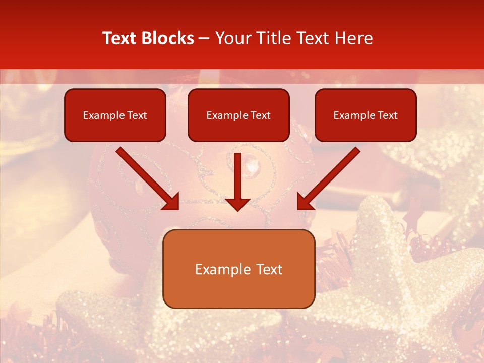 Symbol Gift Star PowerPoint Template