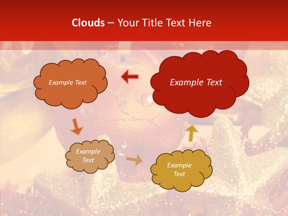 Symbol Gift Star PowerPoint Template